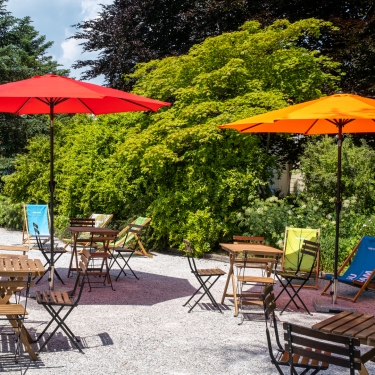 été au jardin